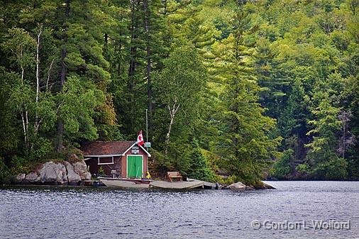 Georgian Bay Boathouse_03409.jpg - Photographed near Parry Sound, Ontario, Canada.